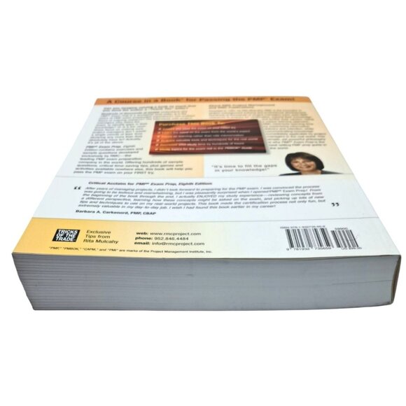 Rita Mulcahys PMP Exam Prep Eighth Edition Book - Picture 4 of 8